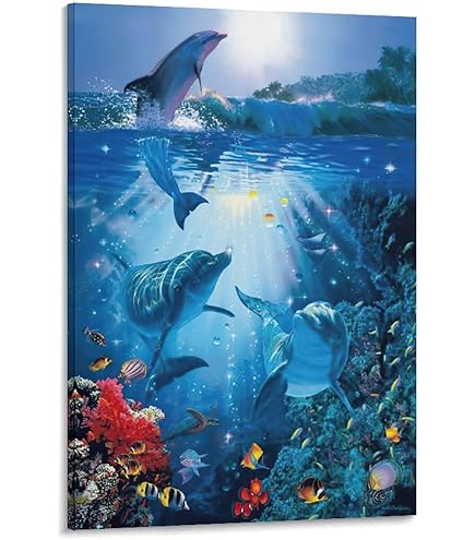 Amazon.co.jp: ラッセン ブルーミングオーシャン ポスター